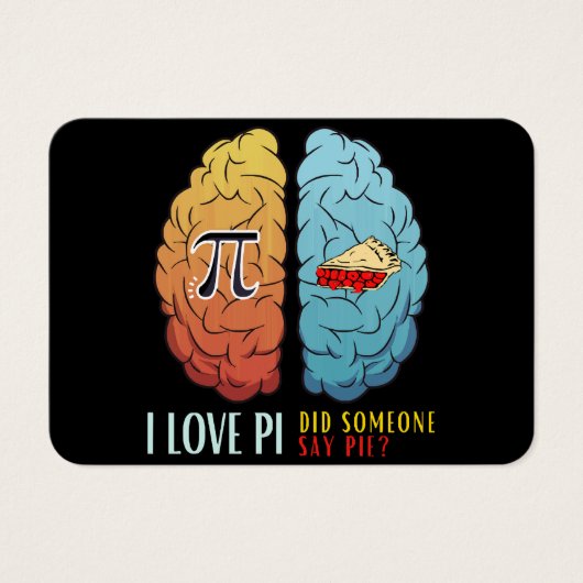 I Liebe Pi hat jemand gesagt, Pie (Vorderseite)
