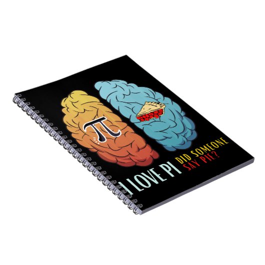 I Liebe Pi hat jemand gesagt, Pie Notizblock (Rechte Seite)