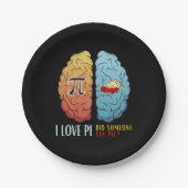 I Liebe Pi hat jemand gesagt, Pie Pappteller (Vorderseite)