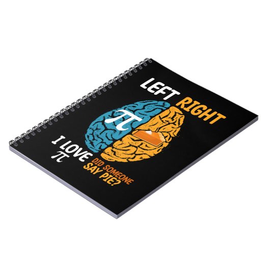 I Liebe Pi hat jemand gesagt, Pie Verließ das rech Notizblock (Linke Seite)