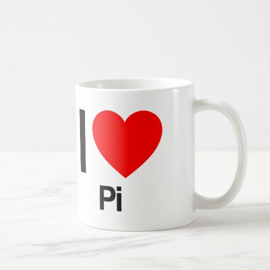 i Liebe pi Kaffeetasse (Rechts)