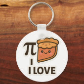 I Liebe Pi Sticker - Niedliche Mathematik & Pie Pu Schlüsselanhänger (Vorderseite)
