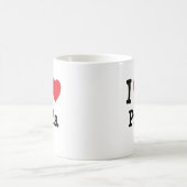I Liebe Pia Herzstück T - Shirt Kaffeetasse (Mittel)