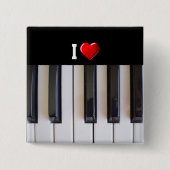 I Liebe Piano Button (Vorderseite)