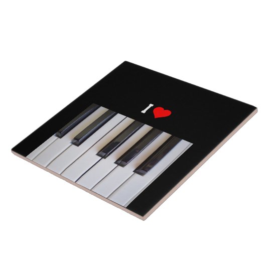 I Liebe Piano Fliese (Seite)