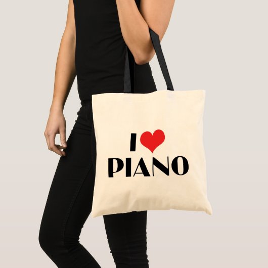 I Liebe Piano Tragetasche (Vorderseite (Produkt))