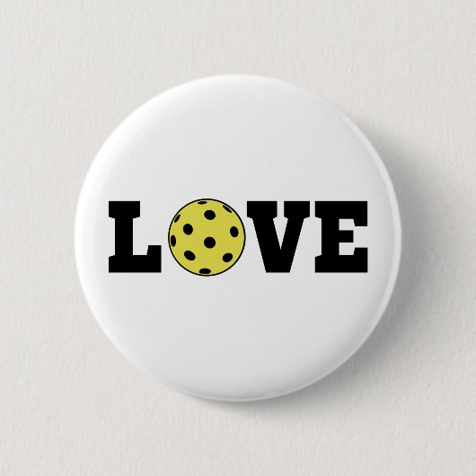 I Liebe Pickleball Button (Vorderseite)
