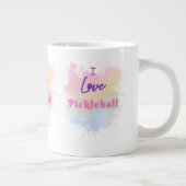 I Liebe Pickleball Jumbo-Tasse (Rechts)