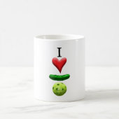 I Liebe Pickleball Kaffeetasse (Mittel)