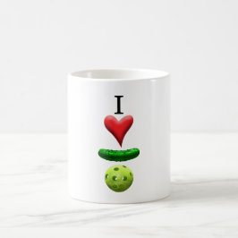 I Liebe Pickleball Kaffeetasse