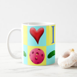 I Liebe Pickleball Kaffeetasse