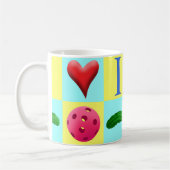 I Liebe Pickleball Kaffeetasse (Links)