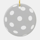 "I Liebe Pickleball" Keramik Ornament (Hinten)
