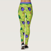 I Liebe Pickleball (Kleinere Kachelgröße) Leggings (Rückseite)