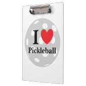 "I Liebe Pickleball" Klemmbrett (Links)