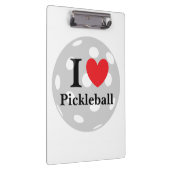 "I Liebe Pickleball" Klemmbrett (Rechts)