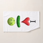 I Liebe Pickleball-Logo - Sweet Towel Handtuch (Handtuch)