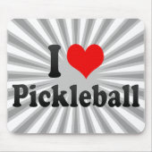 I Liebe Pickleball Mousepad (Vorne)
