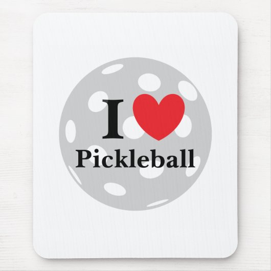 "I Liebe Pickleball" Mousepad (Vorne)