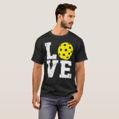 I Liebe Pickleball Paddleball Pickleball Player T-Shirt (Vorne ganz)