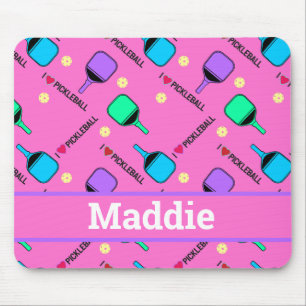 I Liebe Pickleball pink  Mousepad