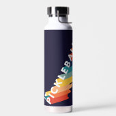 I Liebe Pickleball Rainbow Retro Trinkflasche (Links)