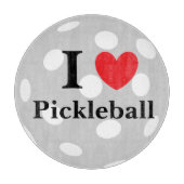 "I Liebe Pickleball" Schneidebrett (Vorderseite)