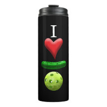 I Liebe Pickleball - Schwarz -