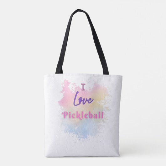 I Liebe Pickleball Tasche (Rückseite)