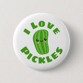 I Liebe Pickles Button (Vorderseite)