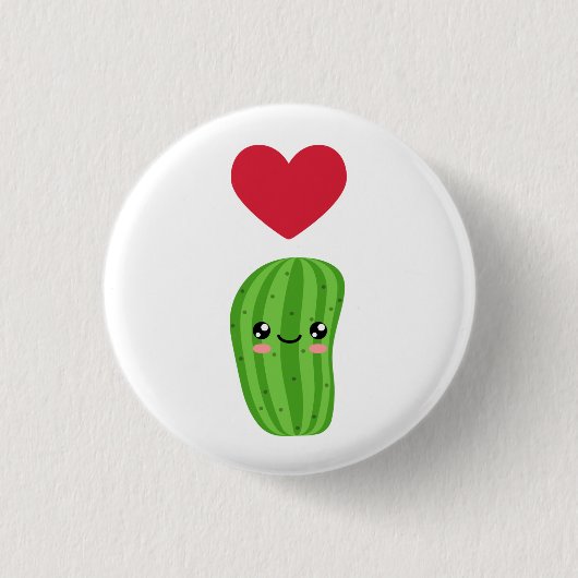 I Liebe Pickles Button (Vorderseite)