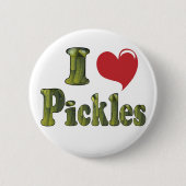 I Liebe Pickles Button (Vorderseite)