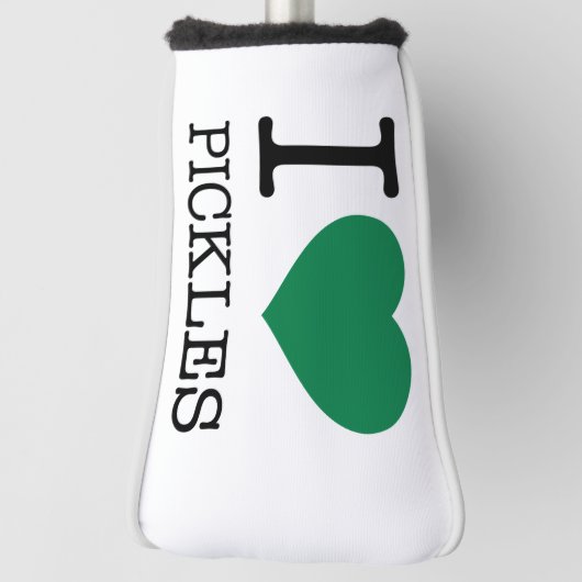 I LIEBE PICKLES GOLF HEADCOVER (Rotieren 90)
