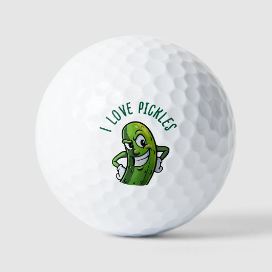 I Liebe Pickles Golfball (Vorderseite)