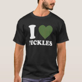 I Liebe Pickles I Heart Pickles Gurken Obst T-Shirt (Vorderseite)