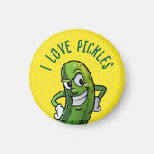 I Liebe Pickles Magnet (Vorne)