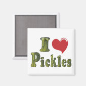 I Liebe Pickles Magnet (Vorderseite/Rückseite)