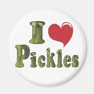 I Liebe Pickles Magnet