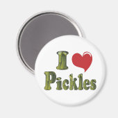 I Liebe Pickles Magnet (Vorderseite/Rückseite)