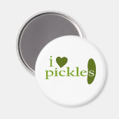I Liebe Pickles Magnet (Vorderseite/Rückseite)