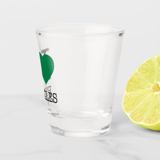 I LIEBE PICKLES SCHNAPSGLAS (Rechts)