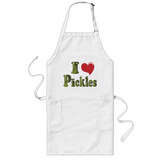 I Liebe Pickles Schürze (Vorne)