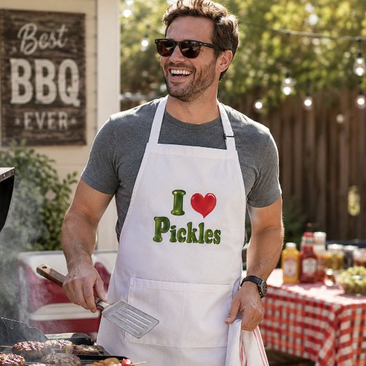 I Liebe Pickles Schürze