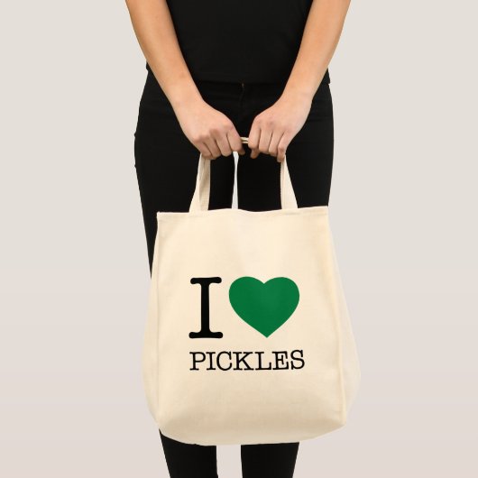 I LIEBE PICKLES TRAGETASCHE (Vorderseite (Produkt))
