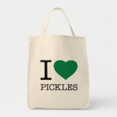 I LIEBE PICKLES TRAGETASCHE (Vorne)