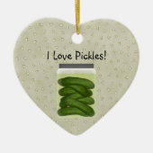 I Liebe Pickles Weihnachtsschmuck (Vorne)