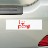 I Liebe Pierogi Autoaufkleber (Auf Auto)
