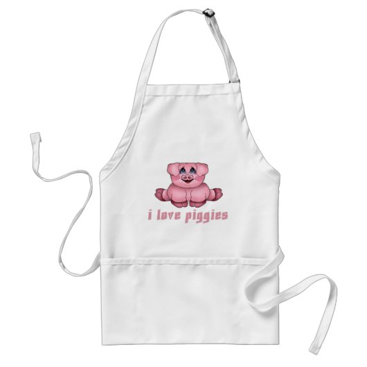 I Liebe Piggies Schürze (Vorne)