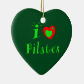 I Liebe Pilates - Custom Christmas Ornament (Rechts)