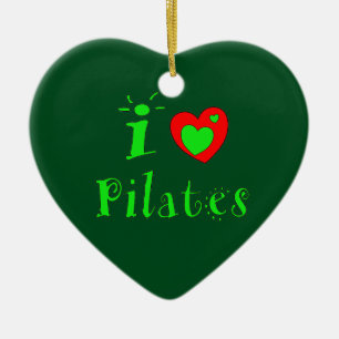 I Liebe Pilates - Custom Christmas Ornament
